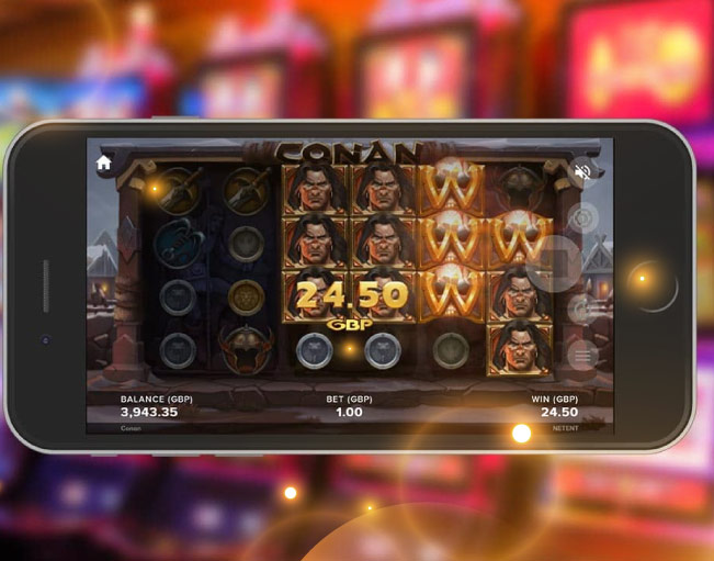 обзор слота конан